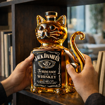 Decanter da whisky – Edizione Gatto – immagine 8