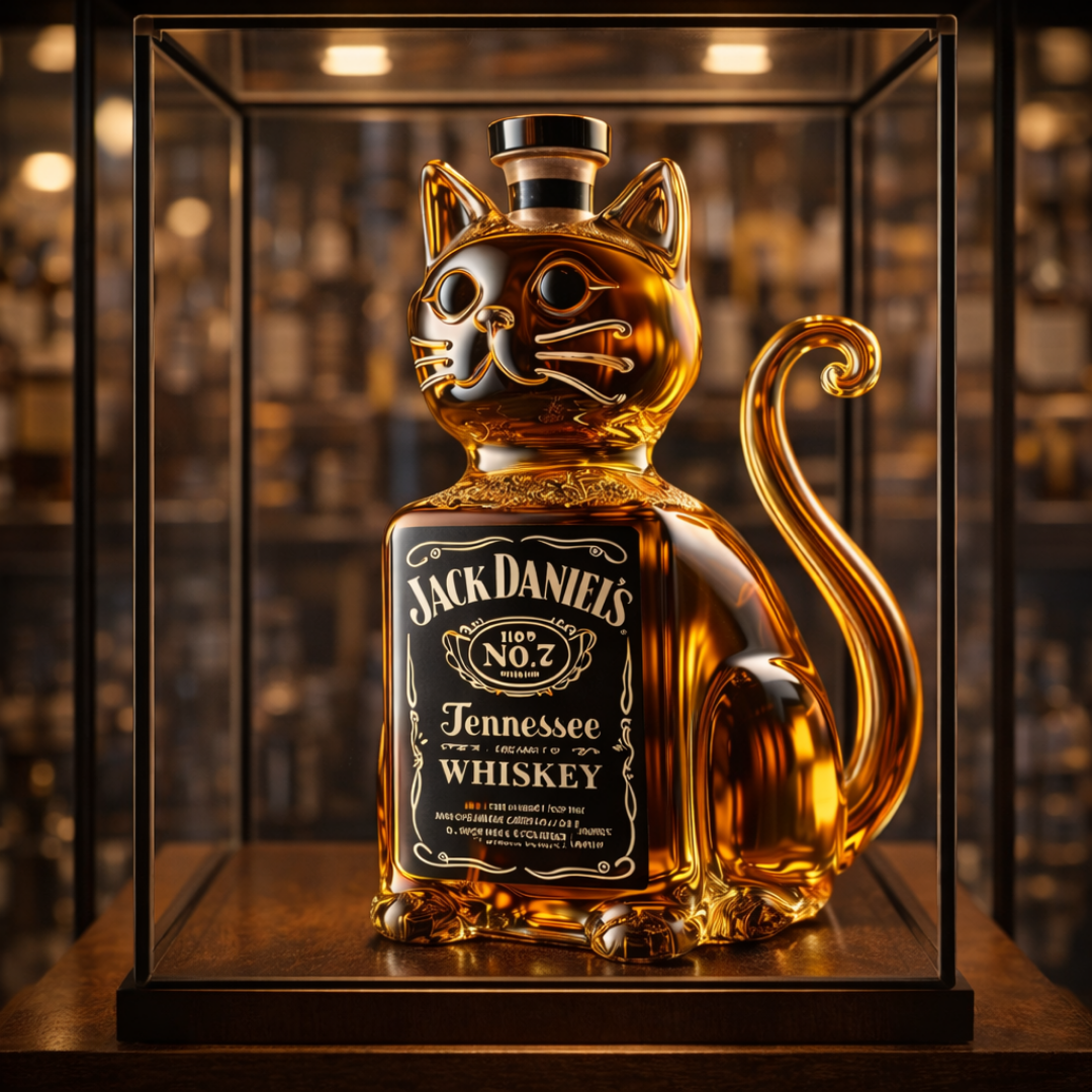 Decanter da whisky – Edizione Gatto – immagine 9