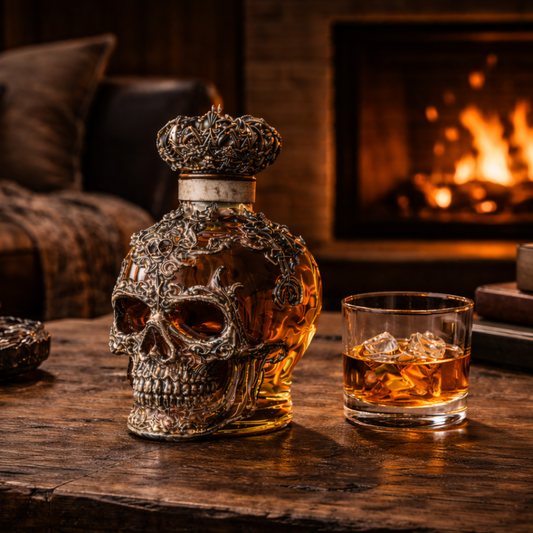 Decanter per whisky - Edizione Teschio