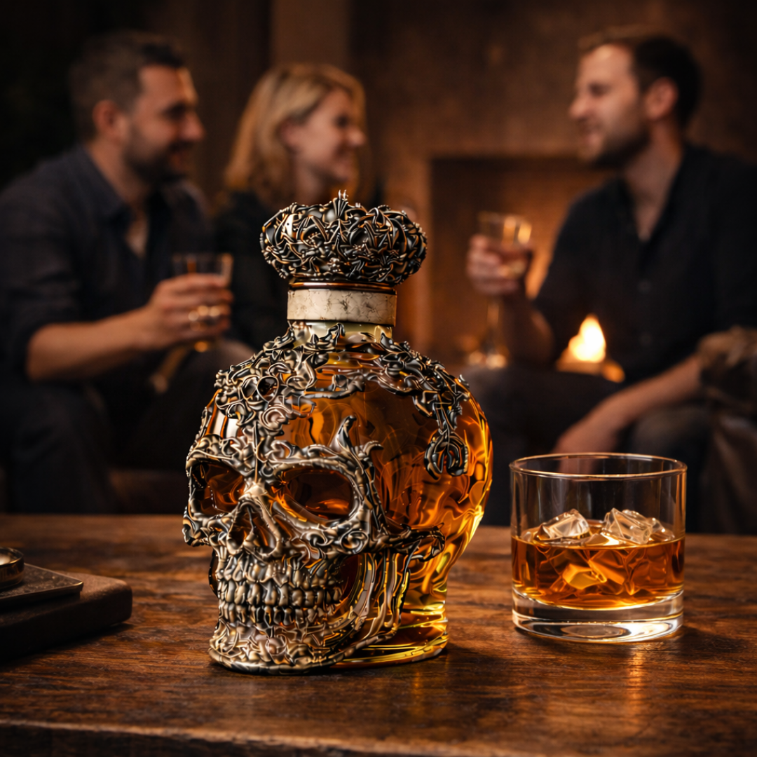 Decanter per whisky - Edizione Teschio