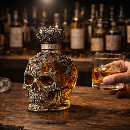 Decanter per whisky - Edizione Teschio