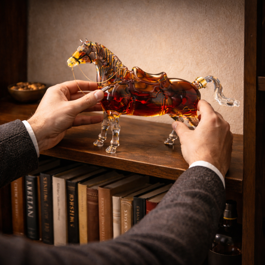 Decanter da whisky – Edizione Cavallo – immagine 3