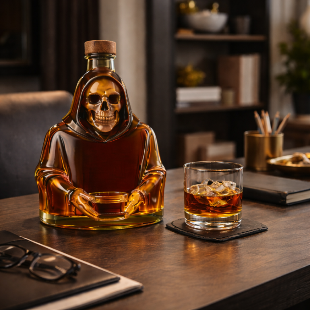 Decanter da whisky – Edizione Teschio – immagine 5
