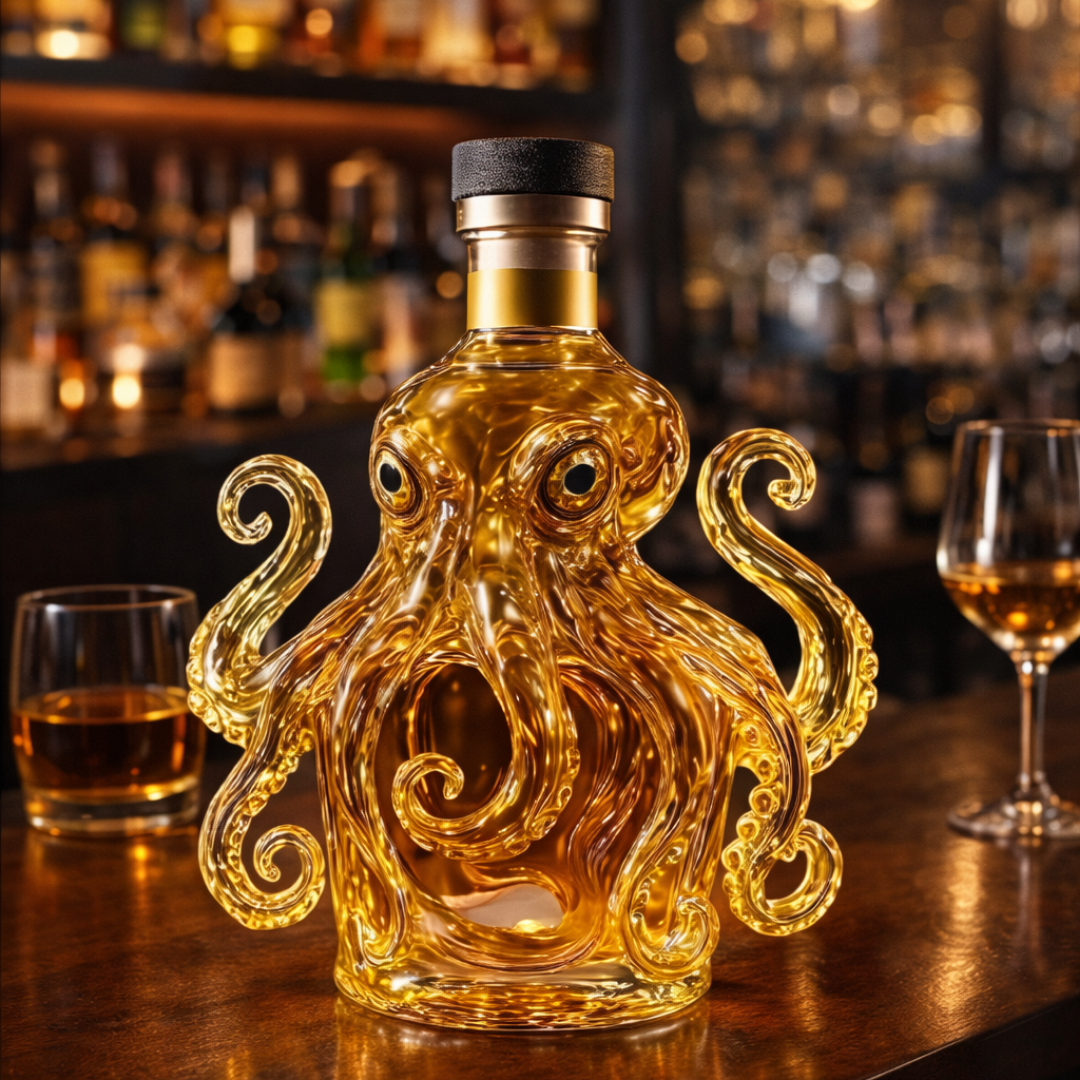 Decanter da whisky – Edizione Polpo – immagine 1