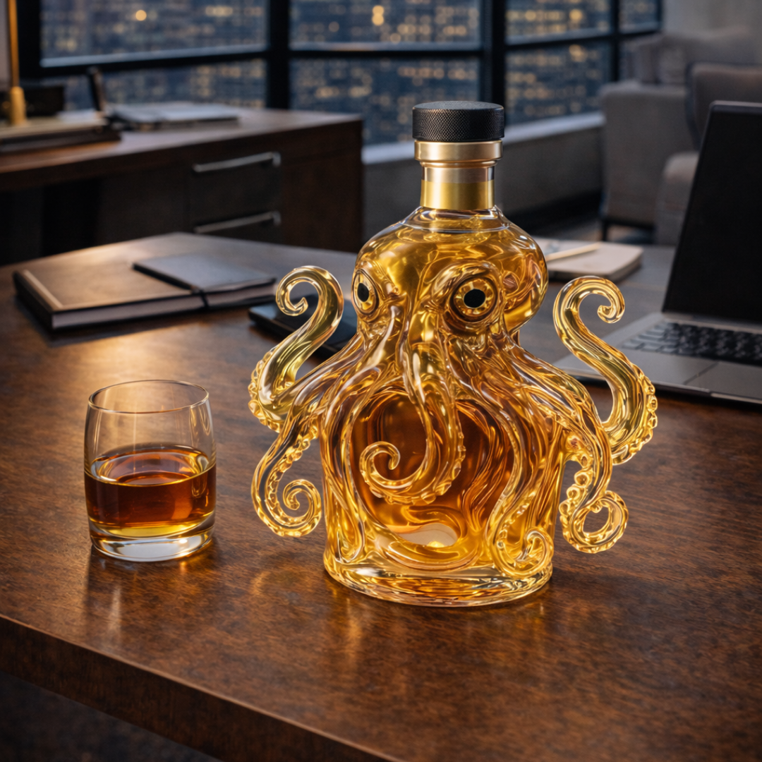 Decanter da whisky – Edizione Polpo – immagine 3