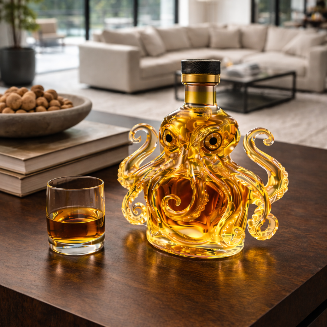 Decanter da whisky – Edizione Polpo – immagine 5