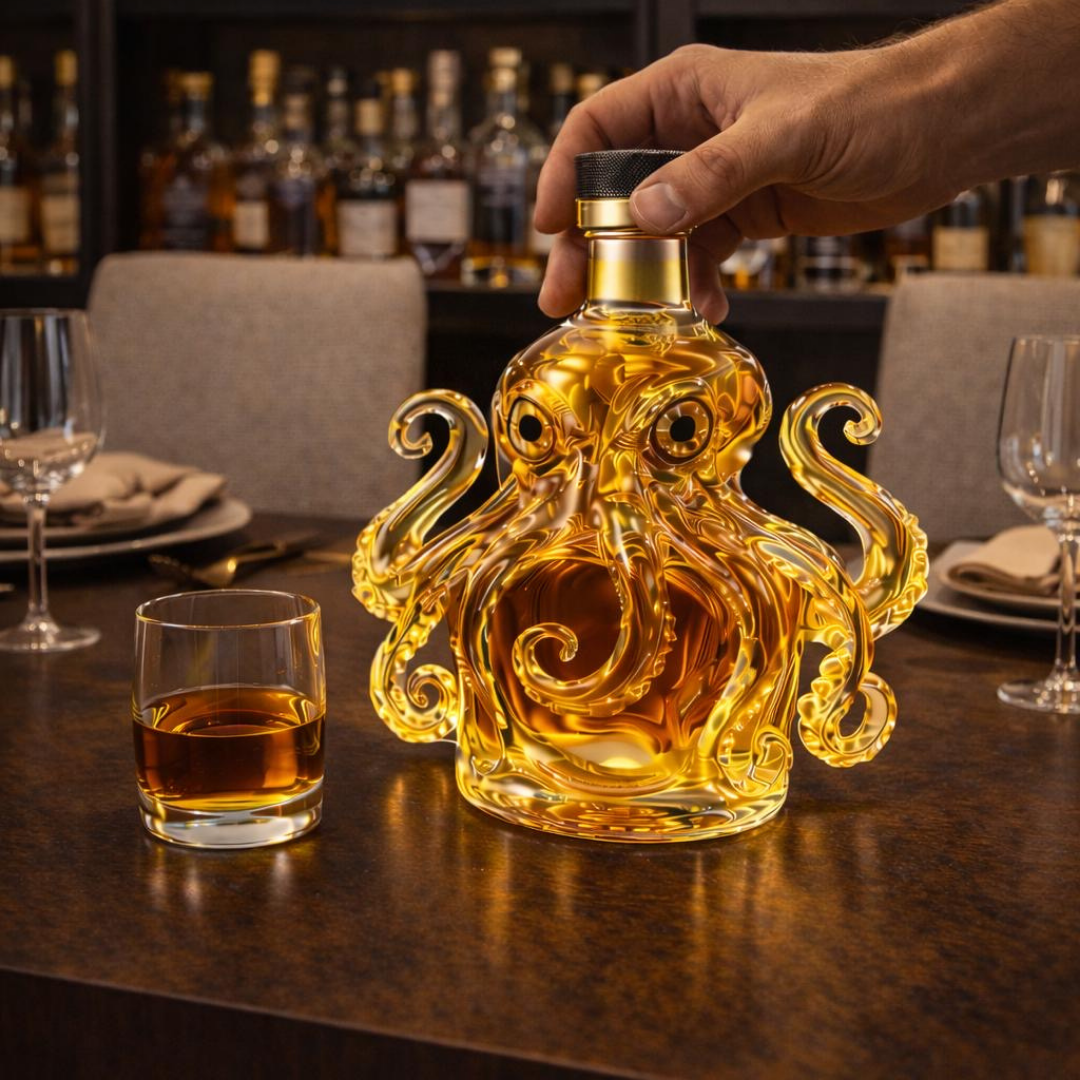 Decanter da whisky – Edizione Polpo – immagine 6