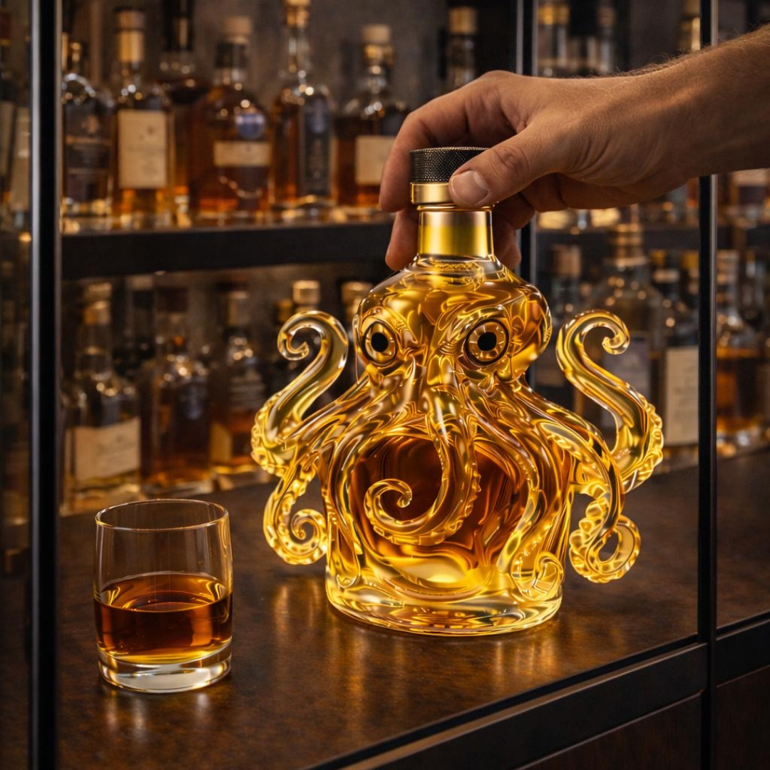 Decanter da whisky – Edizione Polpo – immagine 7