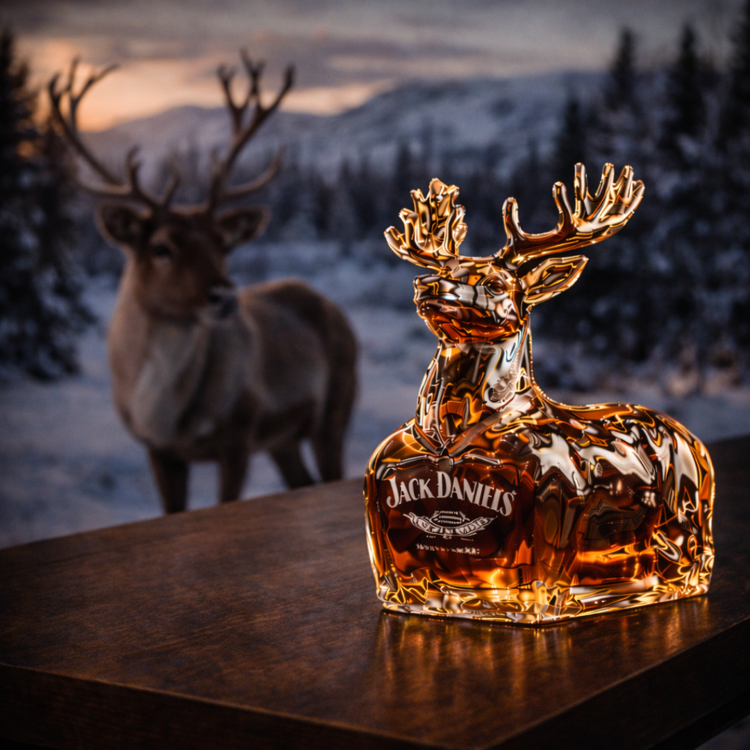 Decanter da whisky – Edizione Renna – immagine 9