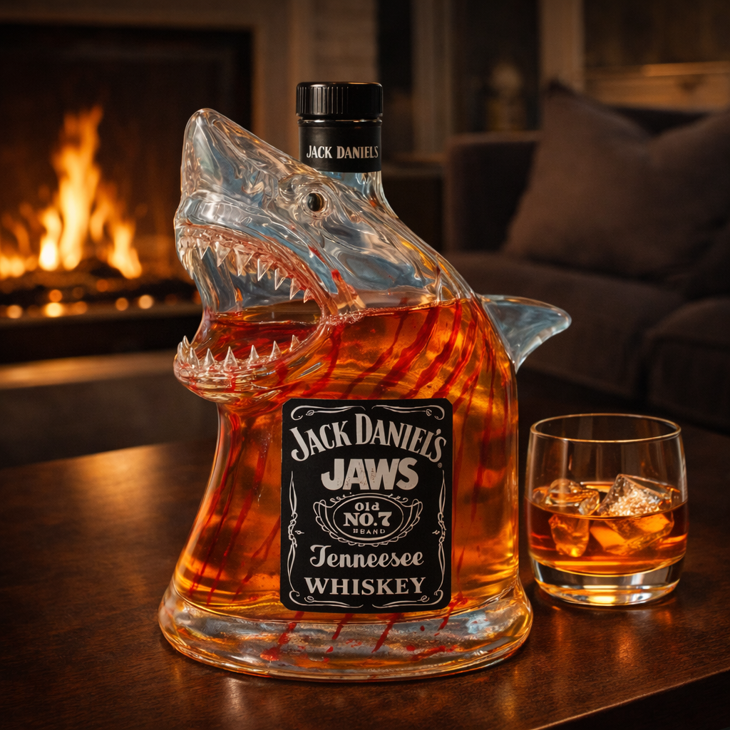 Decanter da whisky – Edizione Squalo – immagine 1