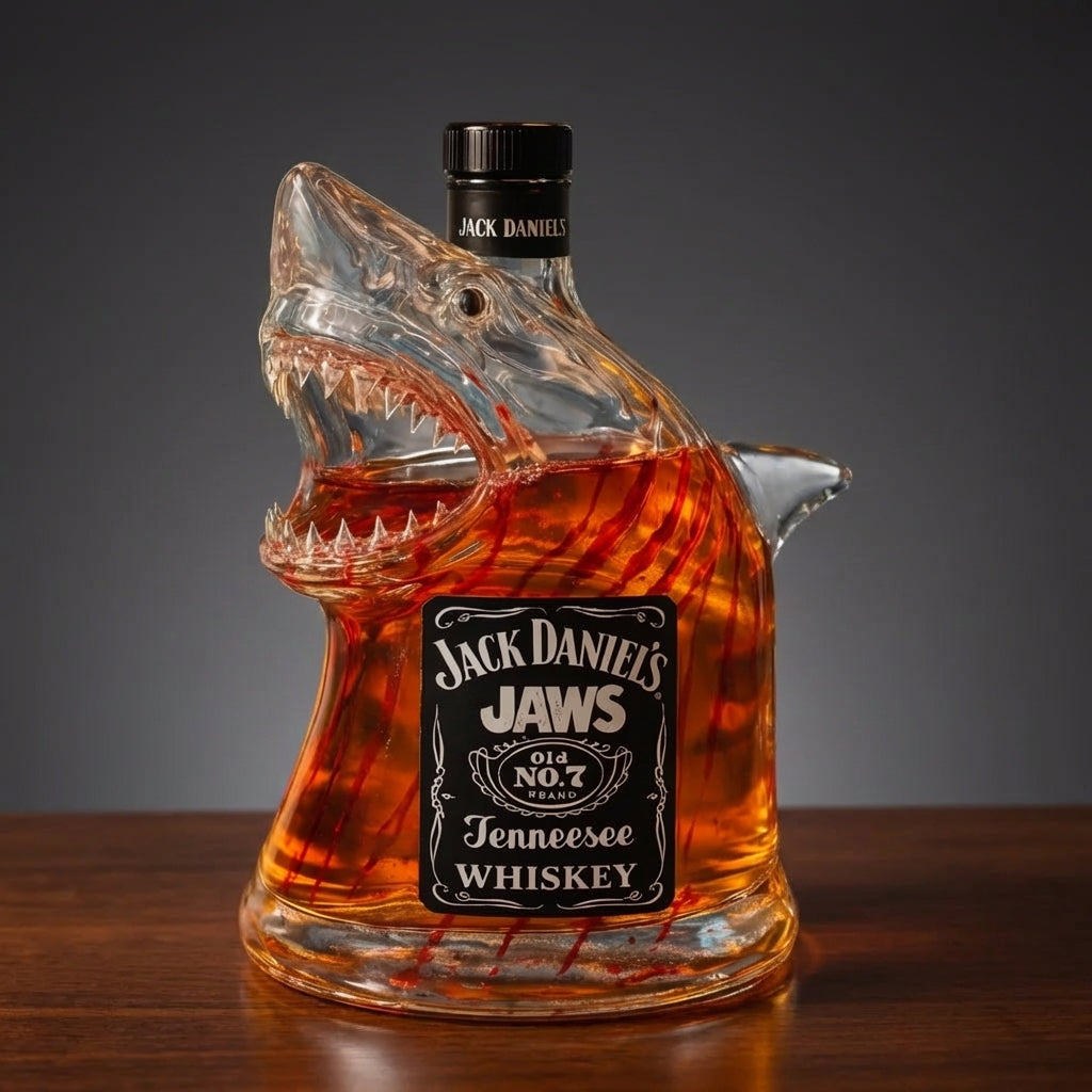 Decanter da whisky – Edizione Squalo – immagine 2