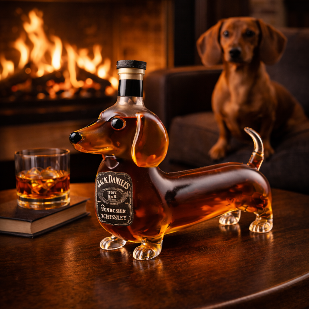 Decanter da whisky – Edizione Bassotto – immagine 1