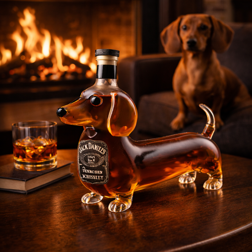 Decanter da whisky – Edizione Bassotto – immagine 1