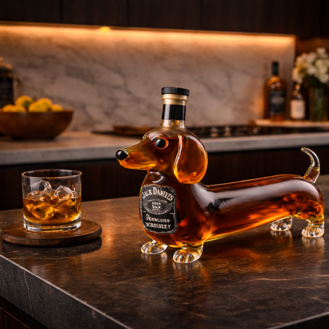 Decanter da whisky – Edizione Bassotto – immagine 4