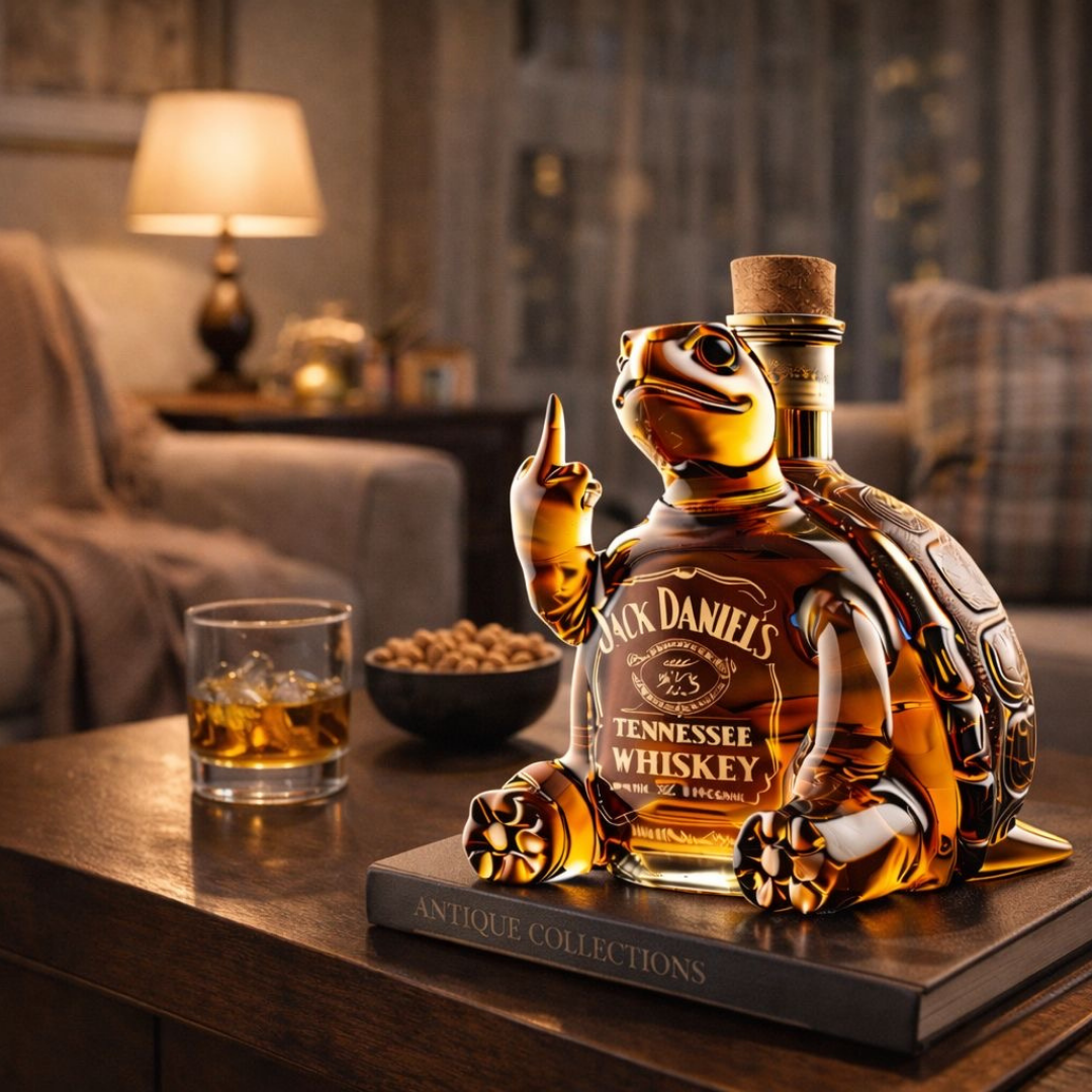Decanter da whisky – Edizione Tartaruga – immagine 1