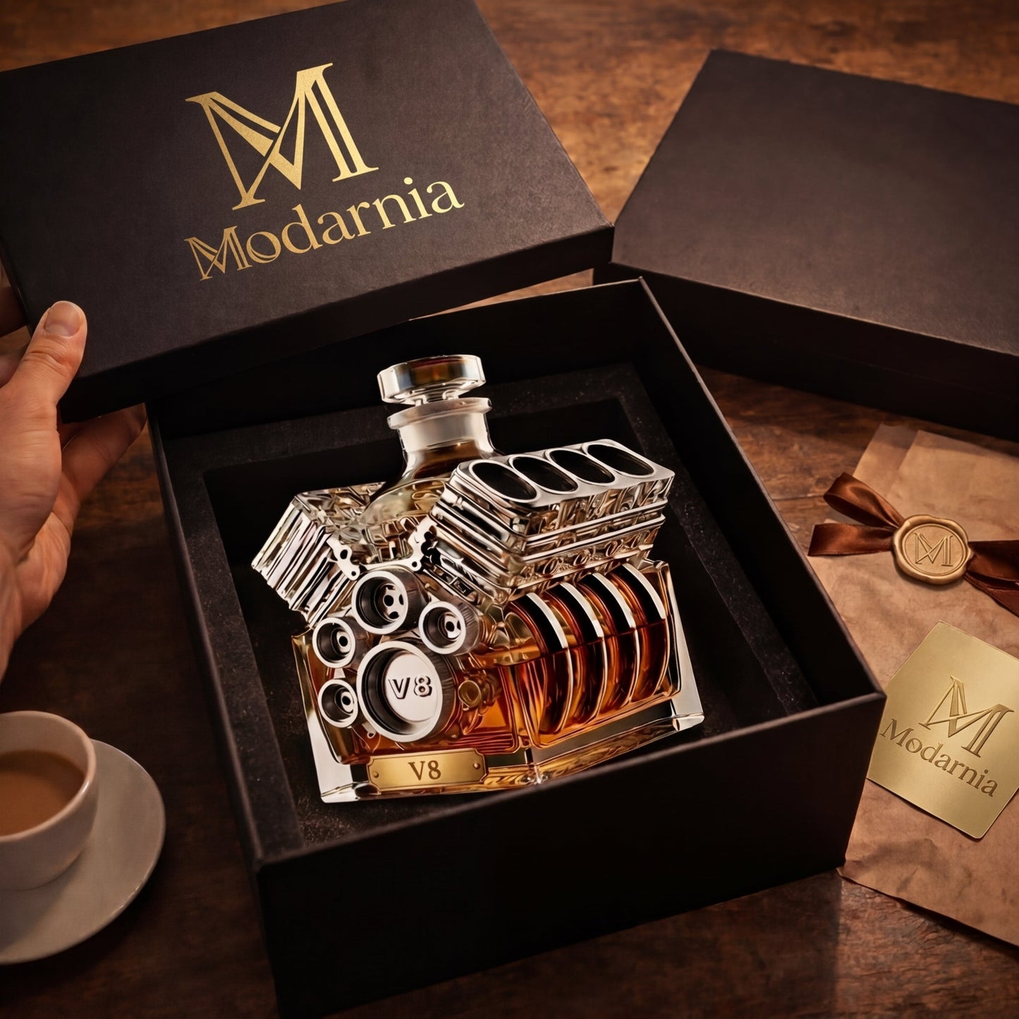 Decanter per whisky – Edizione V8