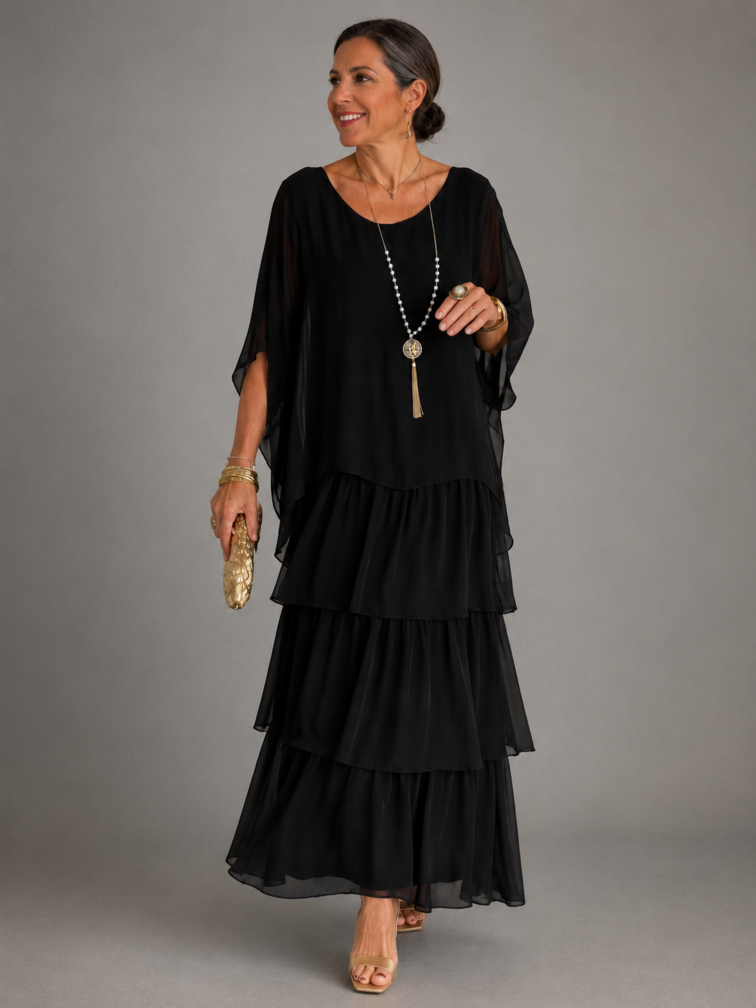 Lara™ | Elegante, zwierige maxi-jurk