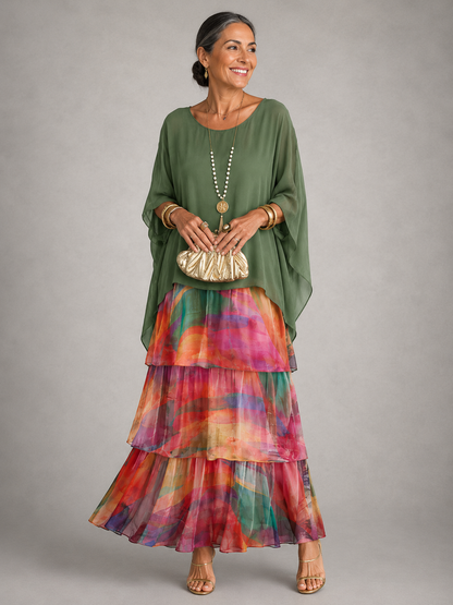 Lara™ | Elegante, zwierige maxi-jurk