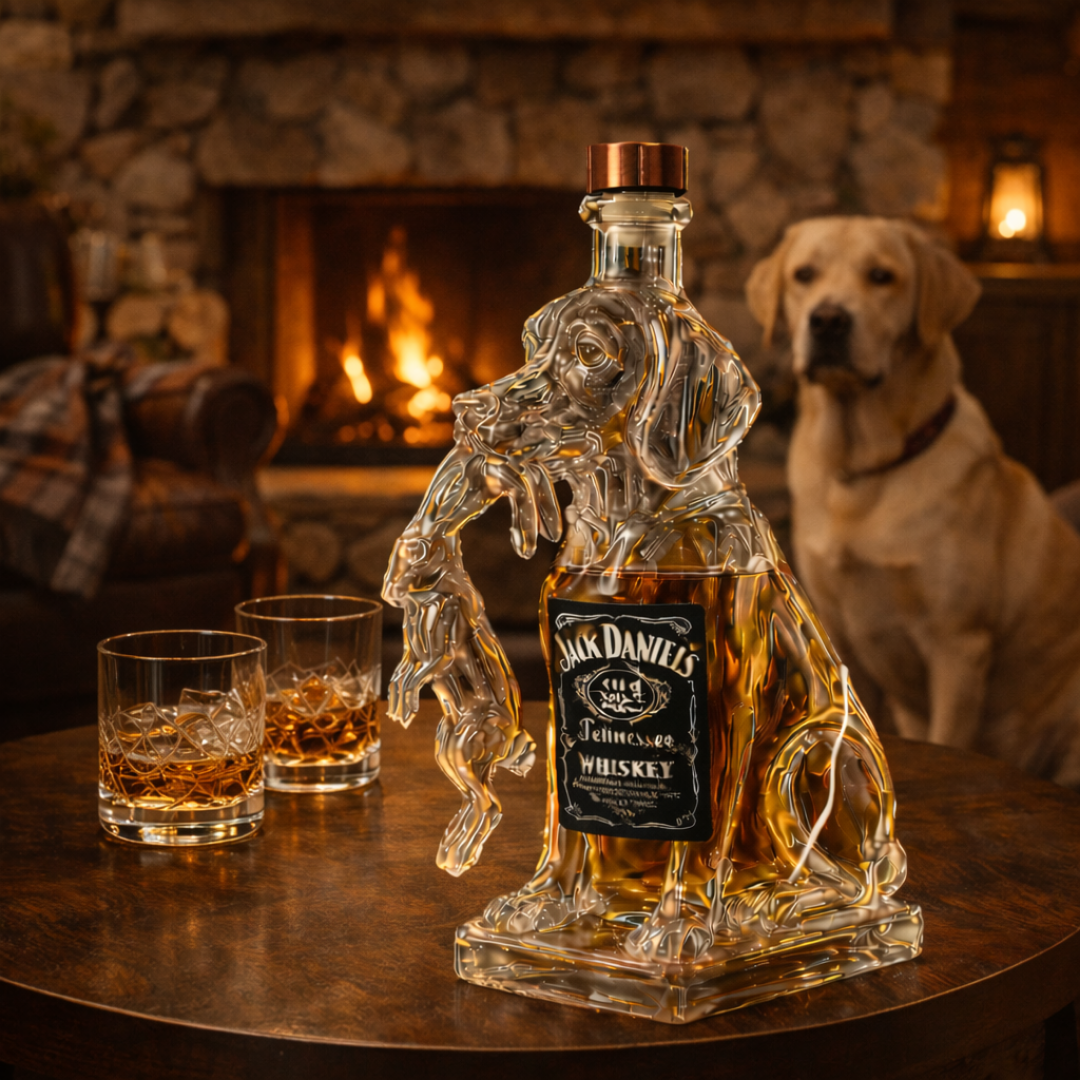 Decanter da whisky – Edizione Cane – immagine 3