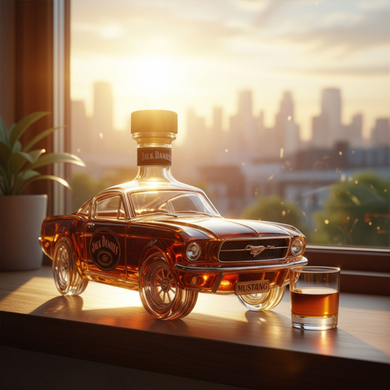 Decanter per whisky - Edizione Mustang