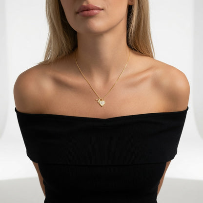 Élisara™ | Collana a Cuore con Iniziale