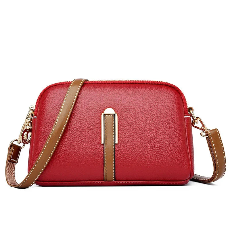Emanuela | Elegante crossbodytas met goudkleurig accent