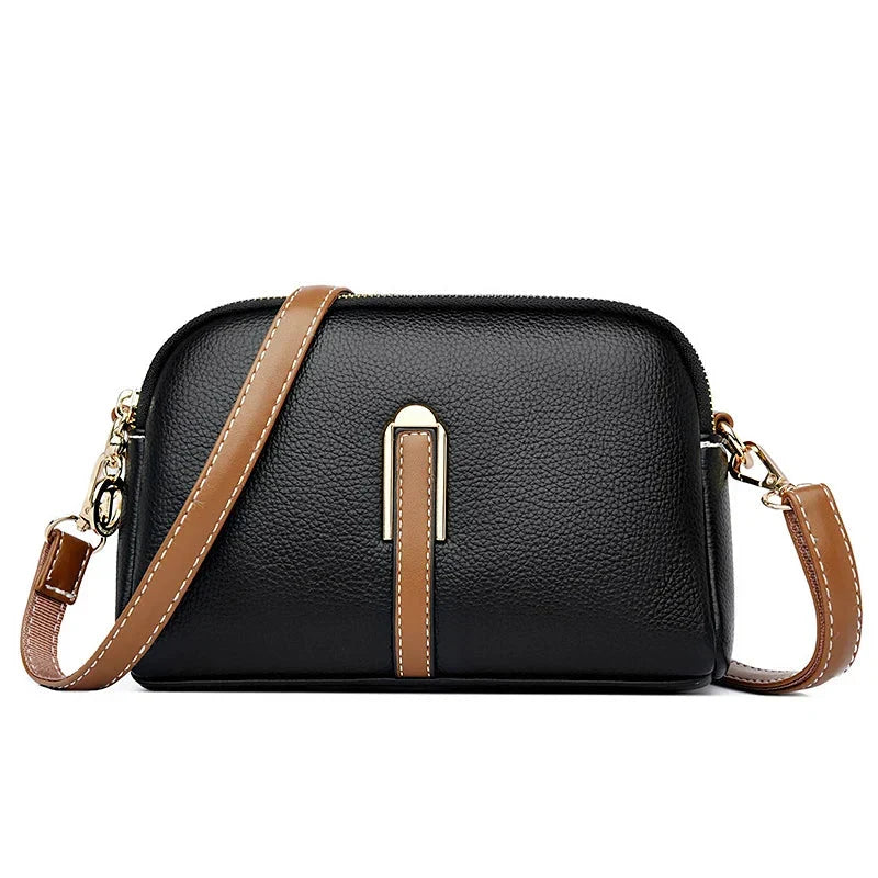 Emanuela | Elegante crossbodytas met goudkleurig accent