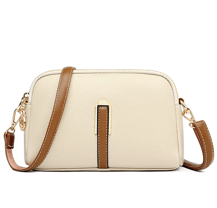 Emanuela | Elegante crossbodytas met goudkleurig accent