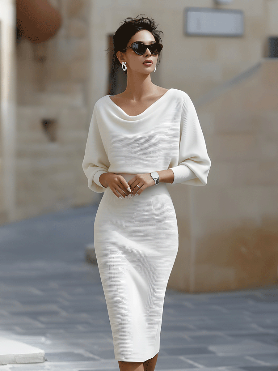 Lydia | Abito midi elegante per tutti i giorni