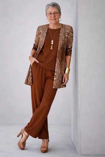 Margaret | Elegante driedelige set