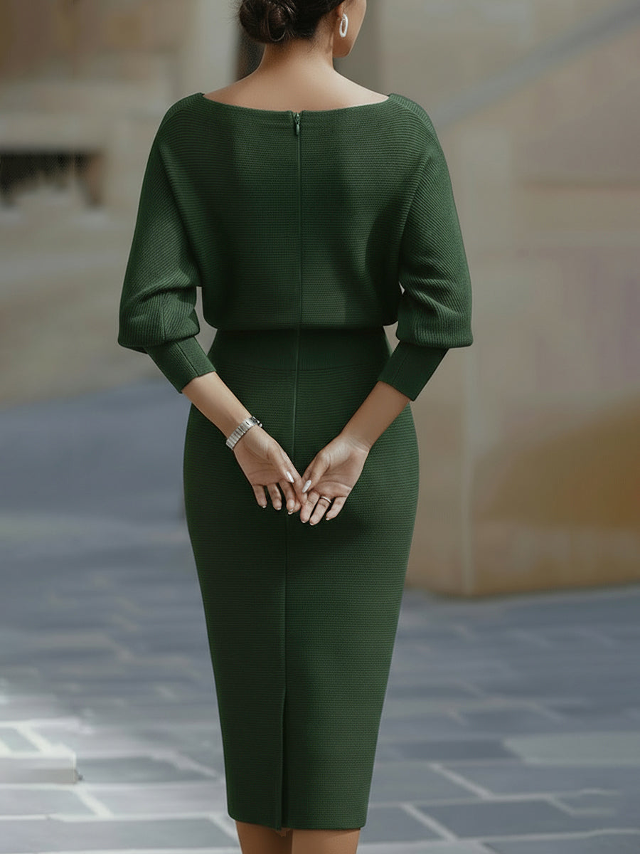 Lydia | Abito midi elegante per tutti i giorni