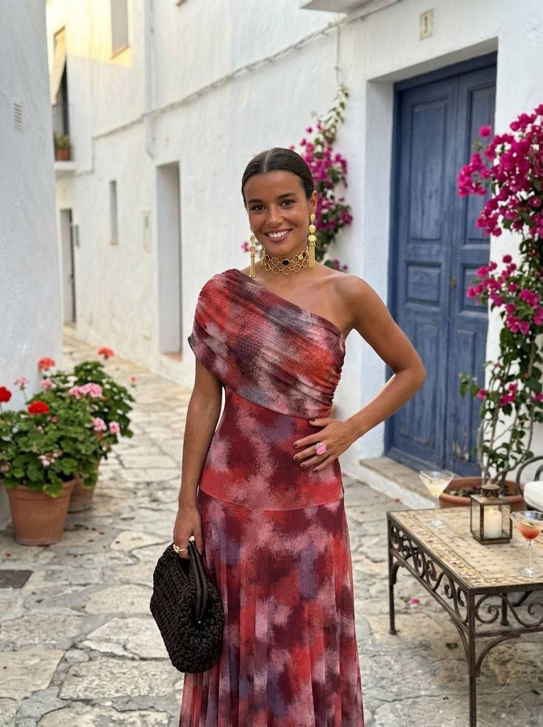 Carla | Vestido maxi elegante e scollato
