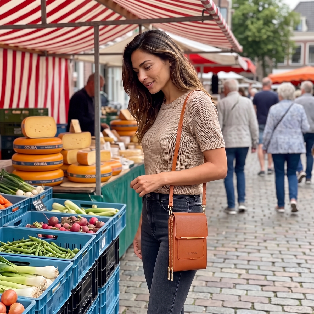 Nova | 2-in-1 telefoontasje met touchscreenvenster