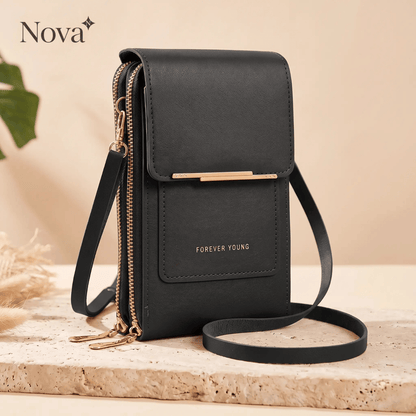 Nova | 2-in-1 telefoontasje met touchscreenvenster
