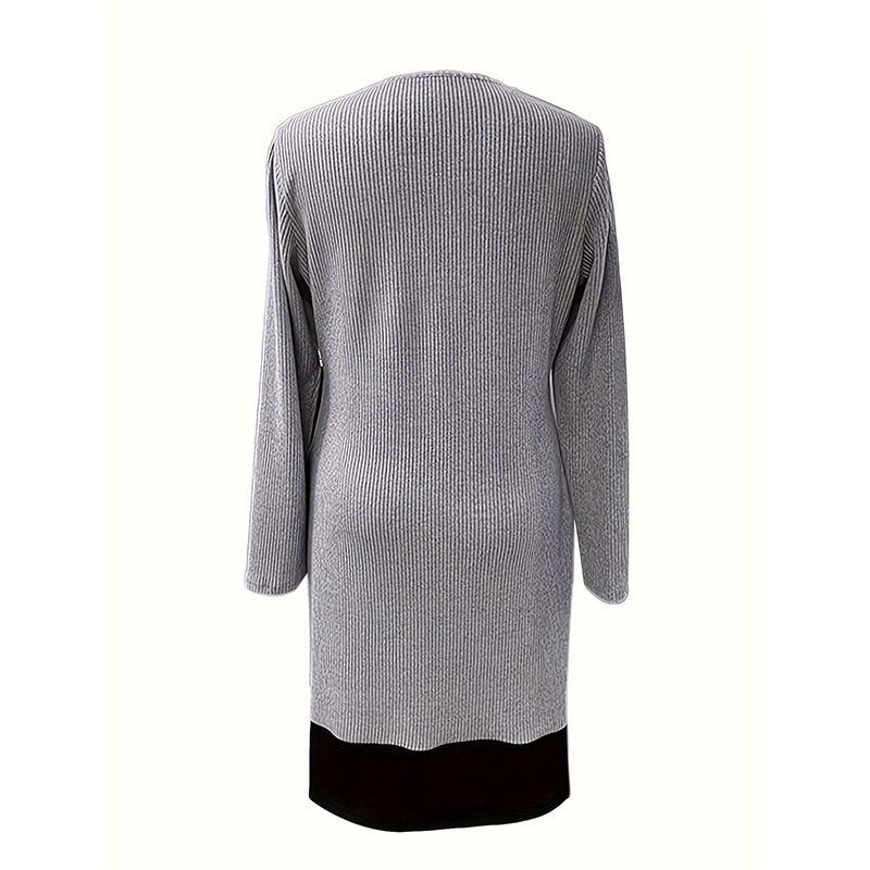 Livia | Stretchjurk met A-lijn en Gelaagde Look