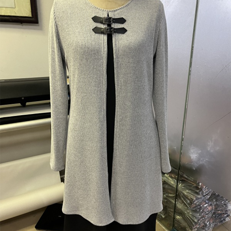 Livia | Stretchjurk met A-lijn en Gelaagde Look